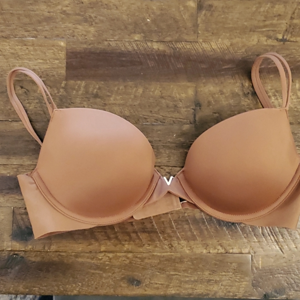 Victoria Secret Brown Push Up Bra Size 34B